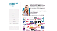 Desktop Screenshot of annabelleknight.com